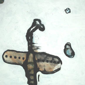 Gataka 3 / 2004 – Öl auf Leinwand 60cm x 60cm