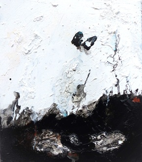 Geburt eines Schmetterlings 1/ 2023 &ndash; Acryl und &Ouml;l auf Leinwand 50 cm x 60 cm