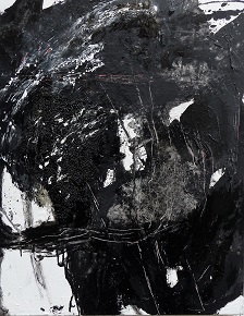 Silenzio / 2017 – Acryl und Öl auf Leinwand 70cm x 50cm