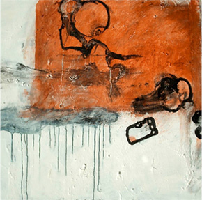 Vogelgesang Werk 1 – Acryl auf Leinwand 120cm x 80cm